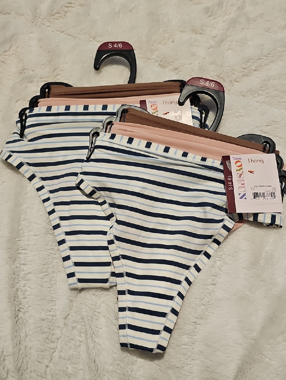 Joyspun 3pk Stretch Thongs Bundle Of 2